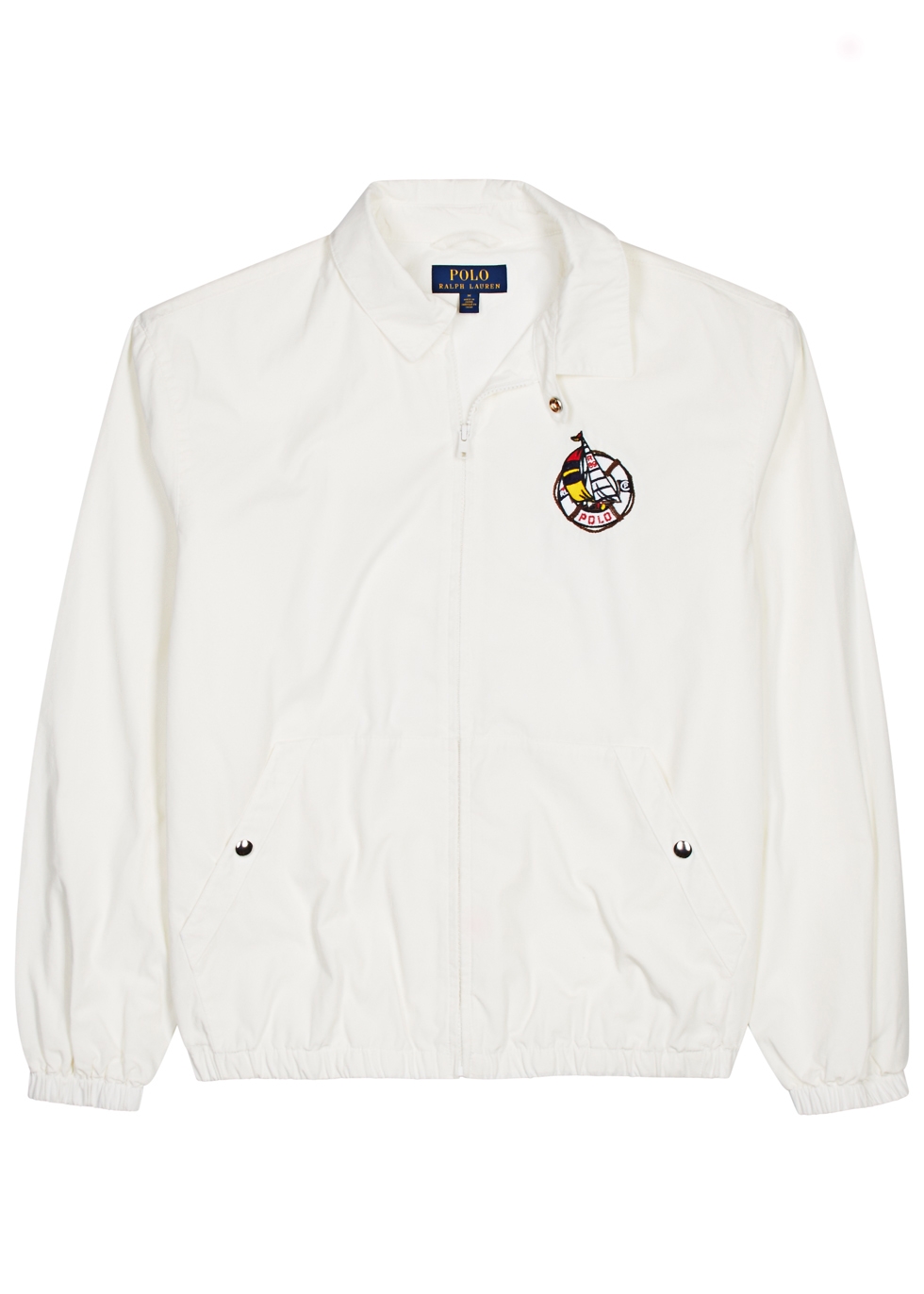White embroidered cotton jacket White embroidered cotton jacket. Polo Ralph  Lauren. White embroidered cotton jacket